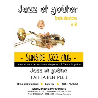 Jazz & Goûter 
“Hommage à Herbie HANCOCK” avec Laurent FICKELSON Trio