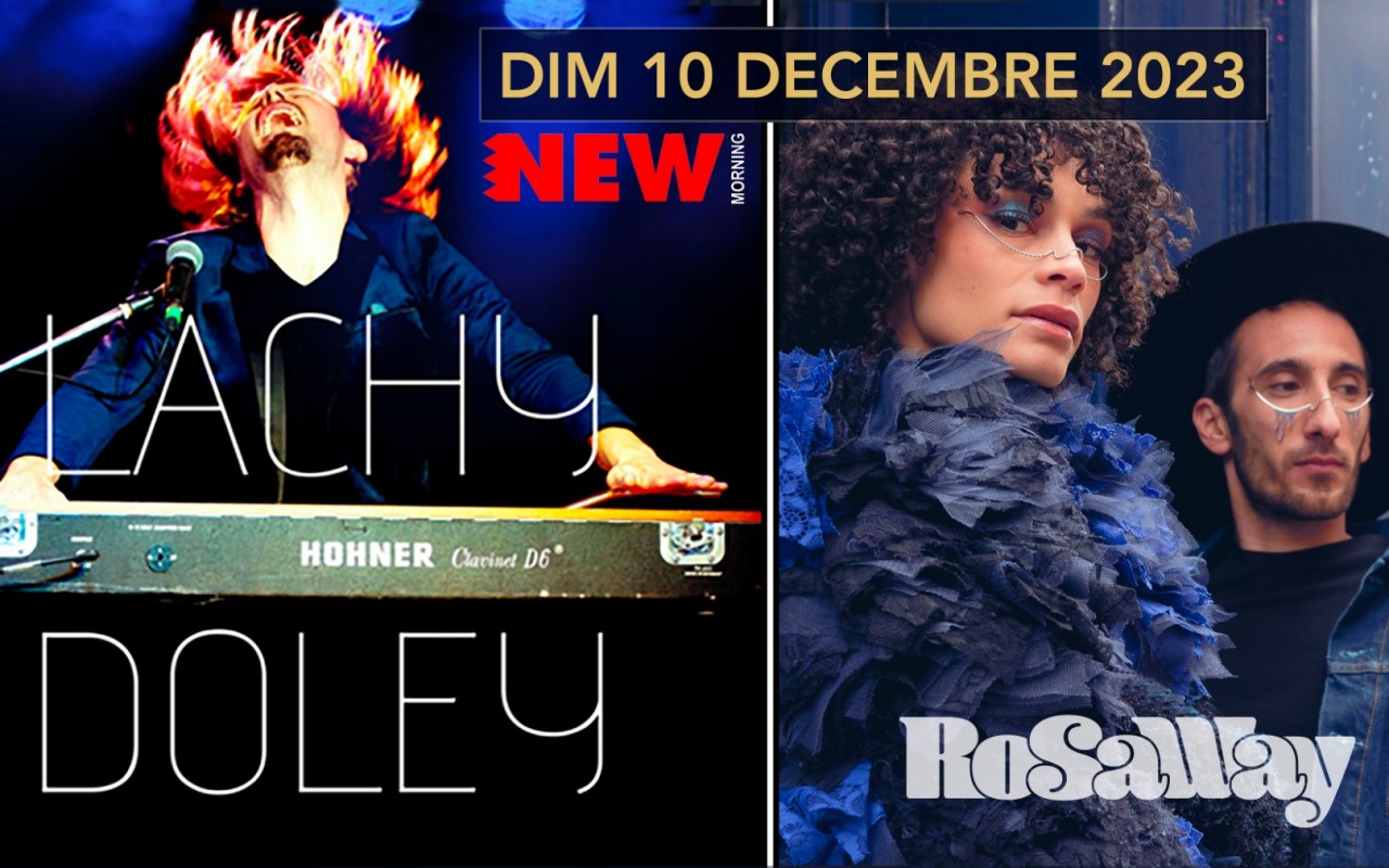 LACHY DOLEY + ROSAWAY - The phenomenal Australian organist is back at New Morning ! With Rosaway in the first part, a dream lineup !!