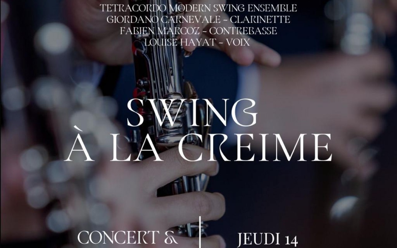 Swing à La Creime - Avec Jam Session - avec Giordano Carnevale, Fabien Marcoz et Louise Hayat