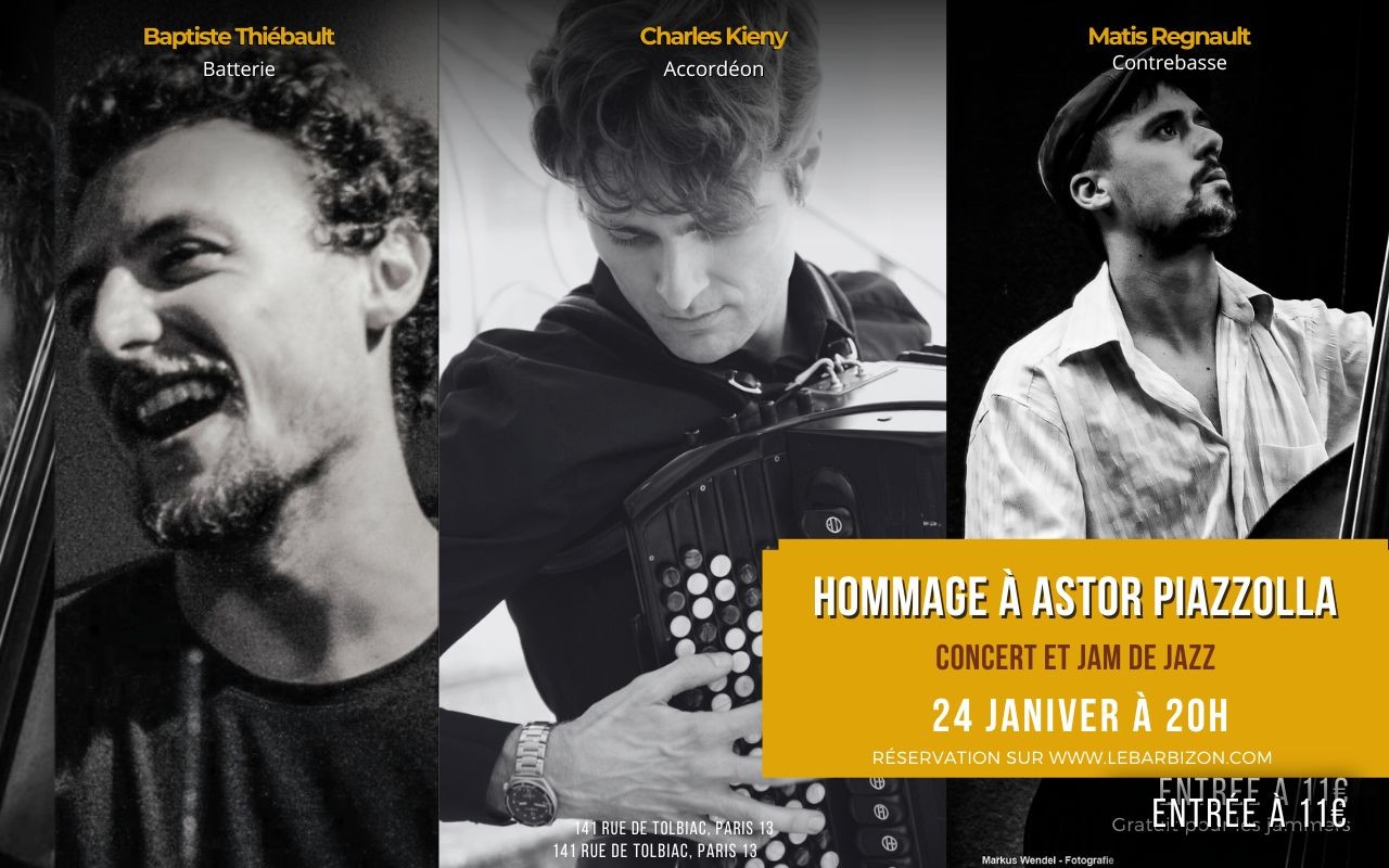 Concert Et Jam Session - Hommage à Astor Piazzolla