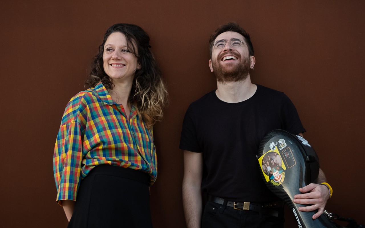 Adèle Viret, Leïla Martial & Valentin Ceccaldi - Jazz Partage #1  - Photo : Christophe Charpenel