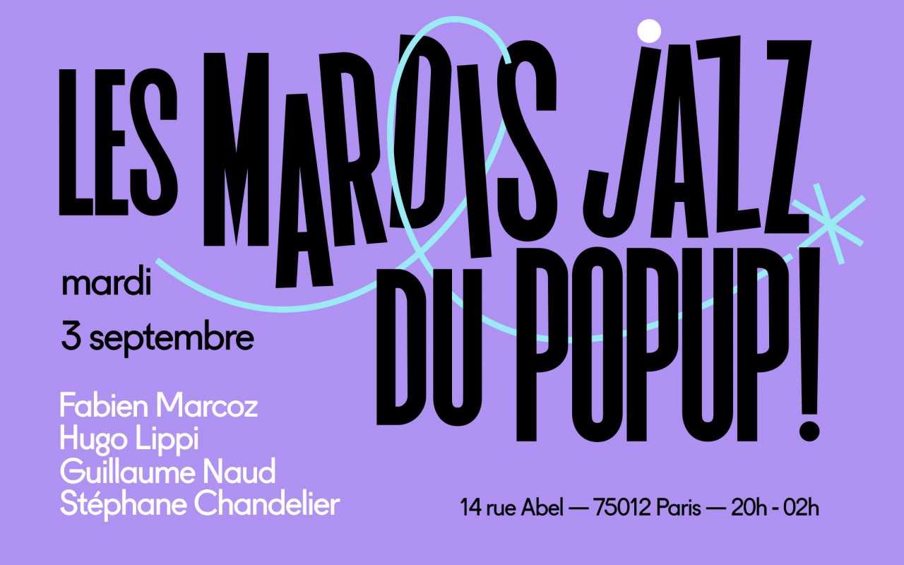 Mardi Jazz! Lippi, Naud, Marcoz, Chandelier - HUGO LIPPI, GUILLAUME NAUD, FABIEN MARCOZ, STEPHANE CHANDELIER