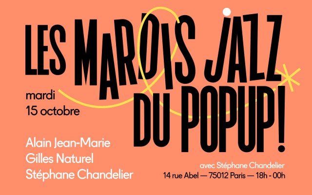 Mardi Jazz! Jean-Marie, Naturel, Chandelier Le 15 oct 2024