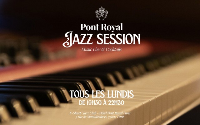 Pont Royal Jazz Session - Music Live & Cocktails à l'Hôtel Pont Royal, Paris Saint-Germain-des-Prés