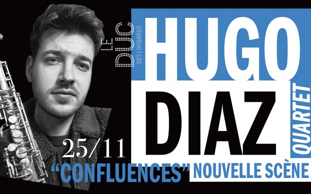 Hugo Diaz Quartet "Confluences" Le 25 nov 2024