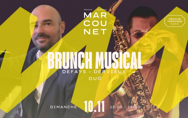 Brunch musical : Thomas Duvigneau - Adrian Chaillou duo Le 10 nov 2024