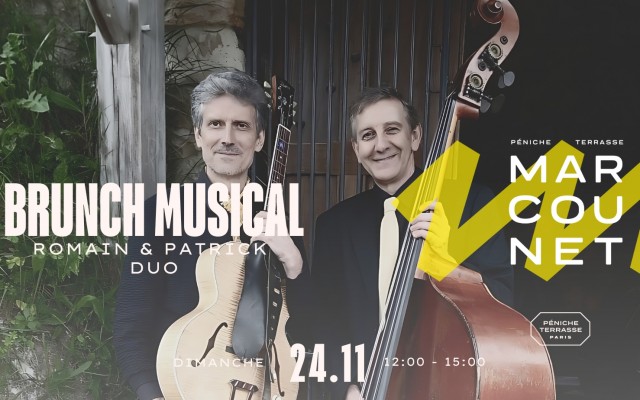 Brunch Musical : Romain & Patrick Duo Le 24 nov 2024