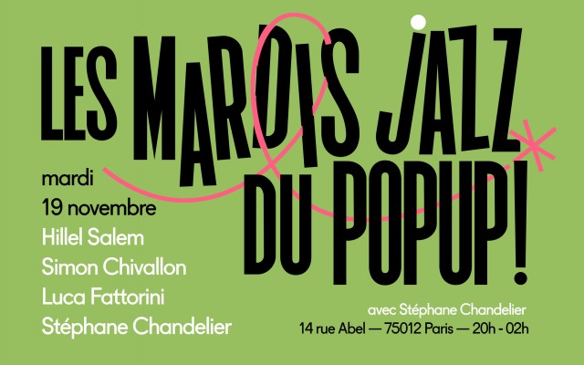 Mardi Jazz! Salem, Chivallon, Fattorini,chandelier Le 19 nov 2024