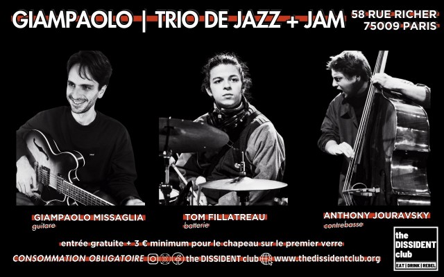 Giampaolo | Trio de Jazz + Jam