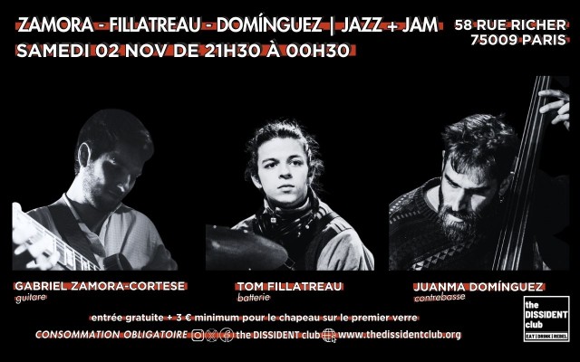 ZAMORA - FILLATREAU - DOMÍNGUEZ | Jazz + Jam