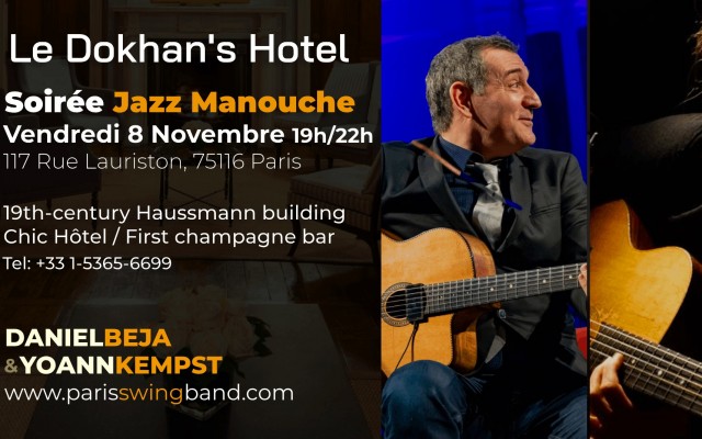 Soirée Jazz Manouche Au Dokhan's Hotel Paris - Duo Jazz Manouche / Chanson