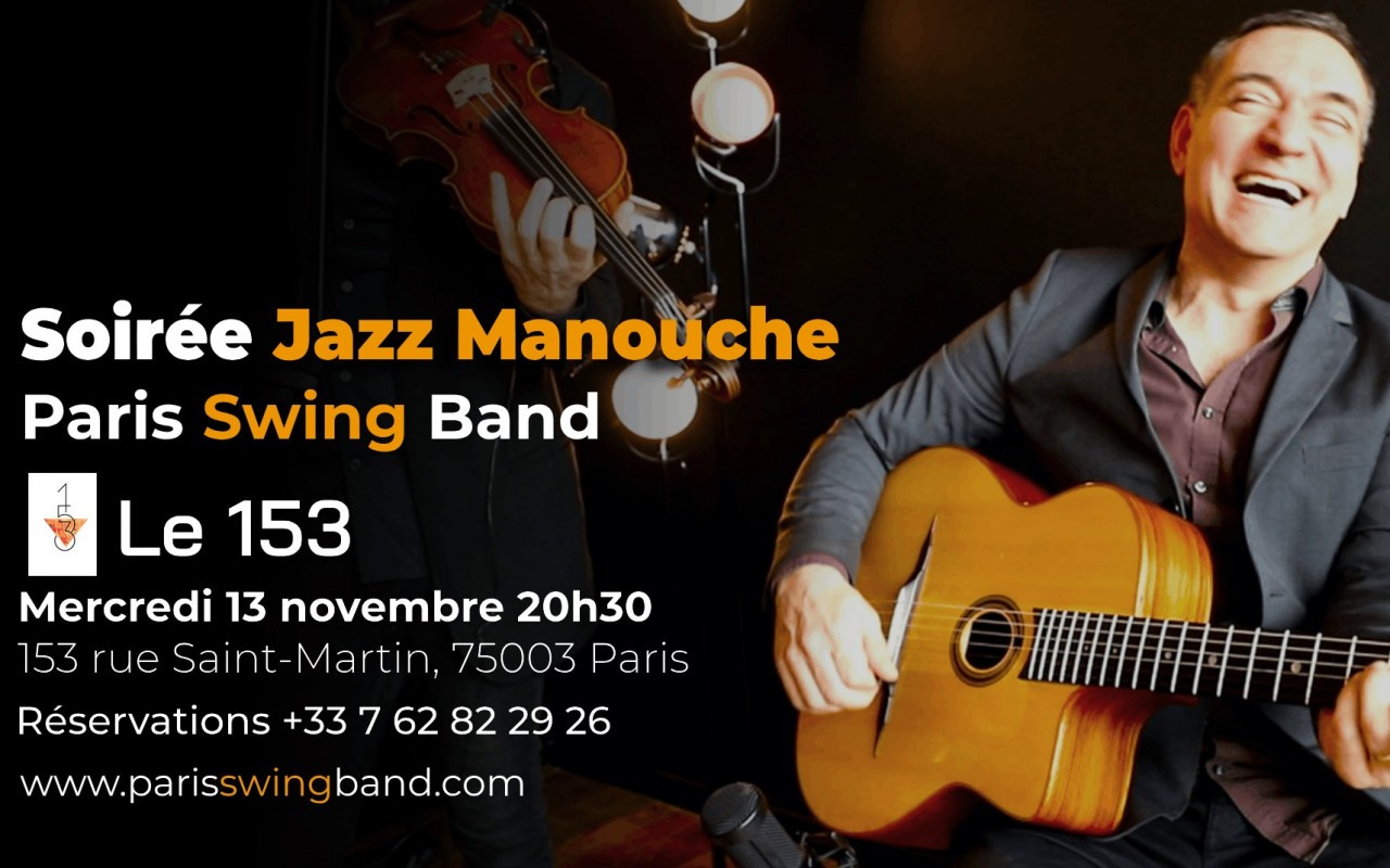 Jazz Manouche au 153 Paris