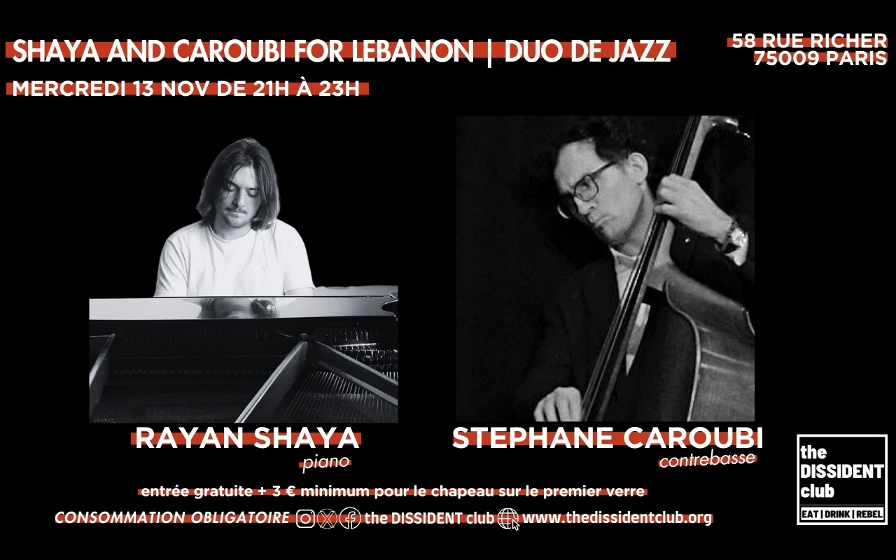 [DUO DE JAZZ+JAM] Shaya and Caroubi for Lebanon