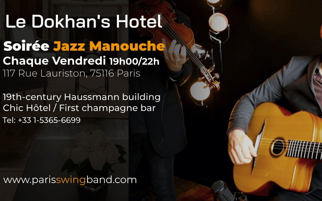 Jazz Manouche Vocal Au Dokhan's Hotel Paris - Duo Jazz Manouche / Chanson