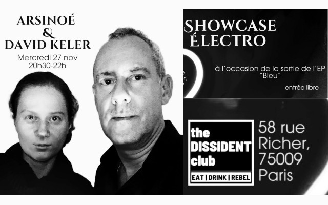 [LIVE MUSIC] SHOWCASE ELECTRO : Arsinoé & David Ke