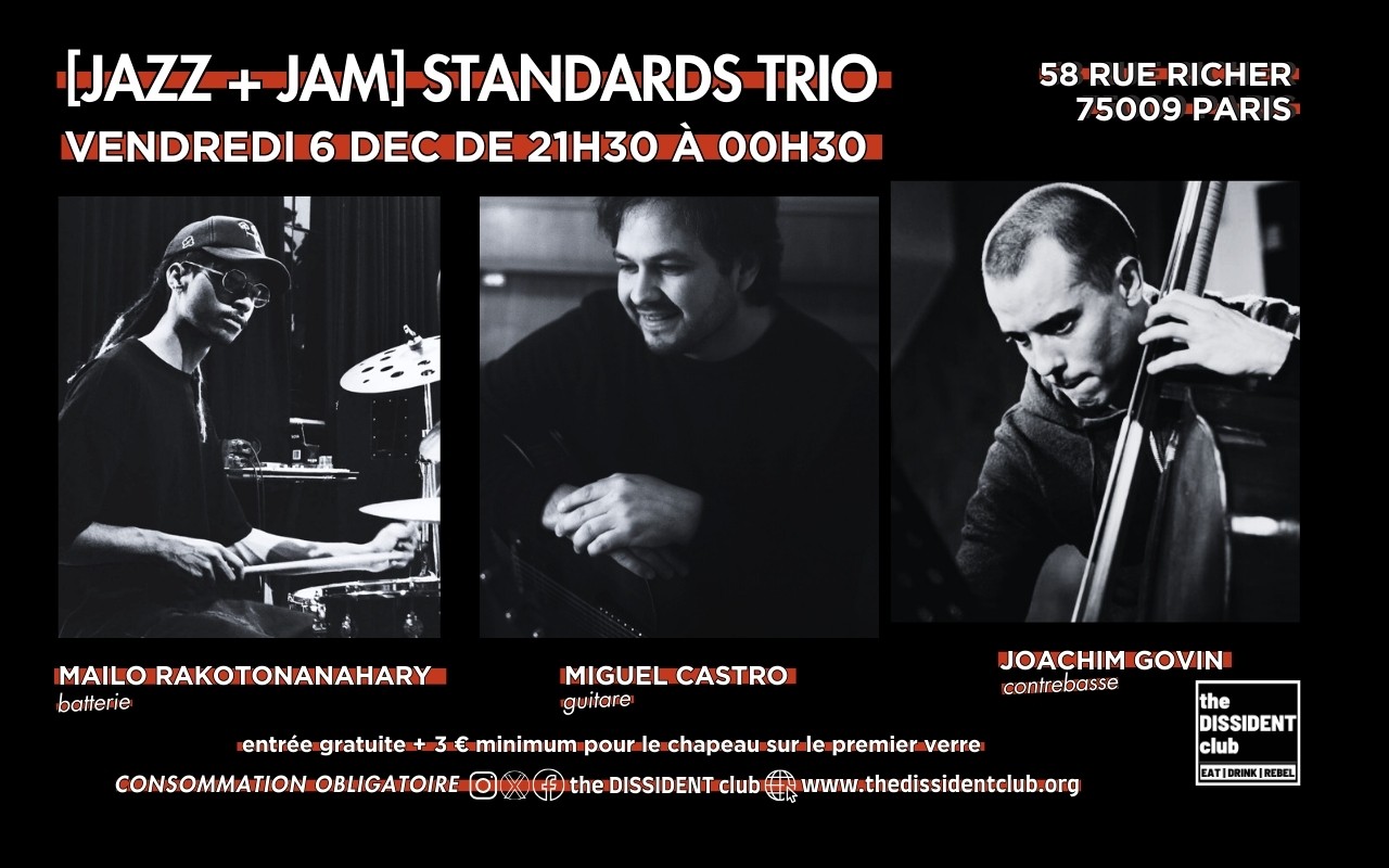 [JAZZ+JAM] Standards trio