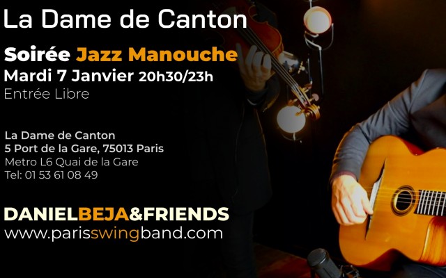 Soirée Jazz Manouche Danielbeja & Friends 