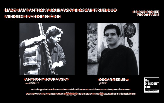 [JAZZ+JAM] Anthony Jouravsky & Oscar Teruel Duo