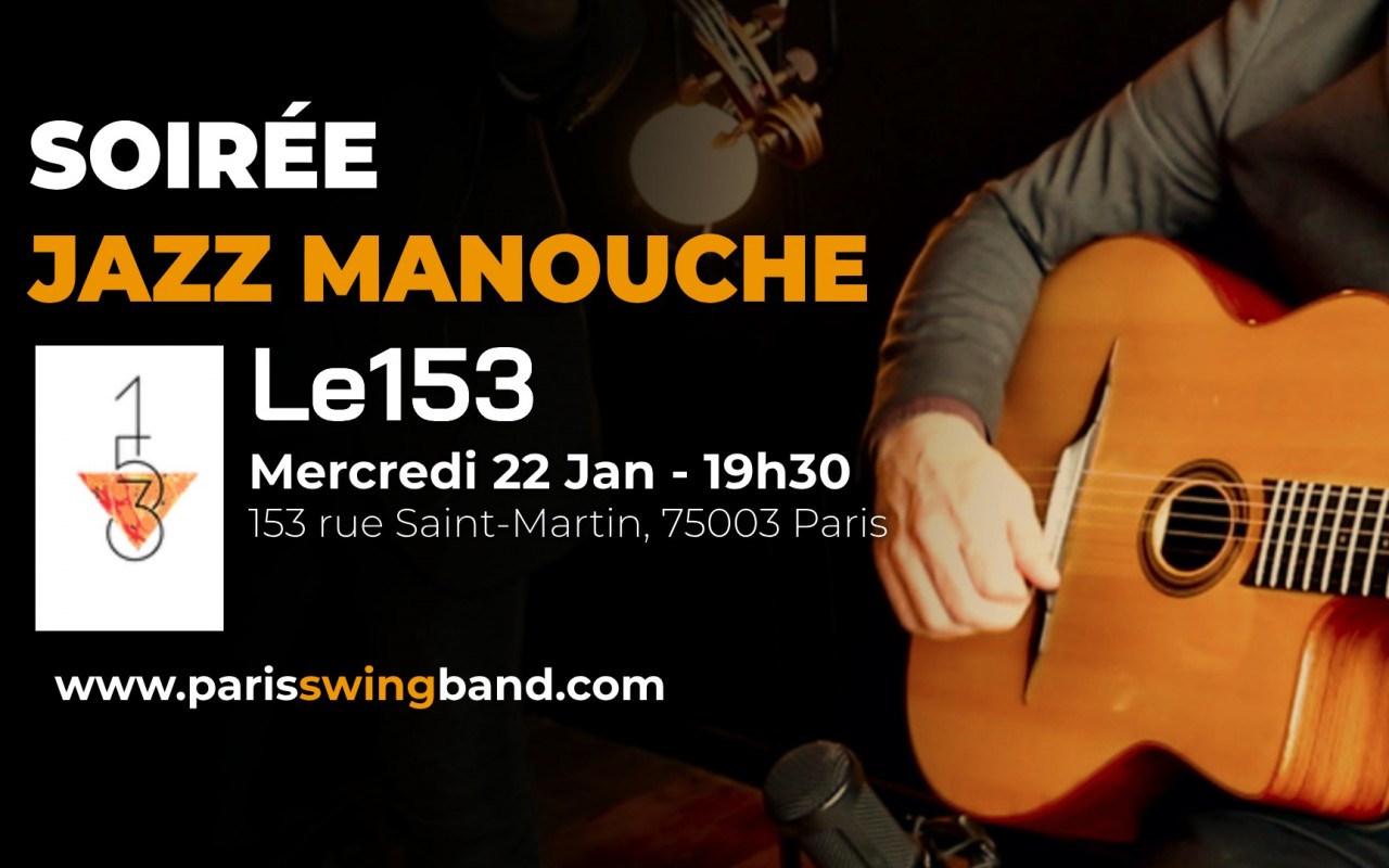 Daniel Beja Gypsy Jazz Band @le 153 Paris