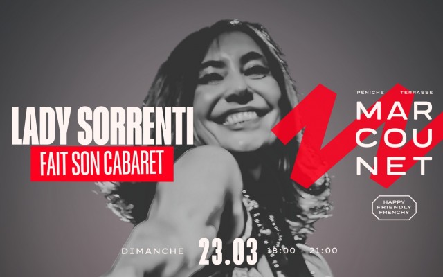 Lady Sorrenti does her cabaret