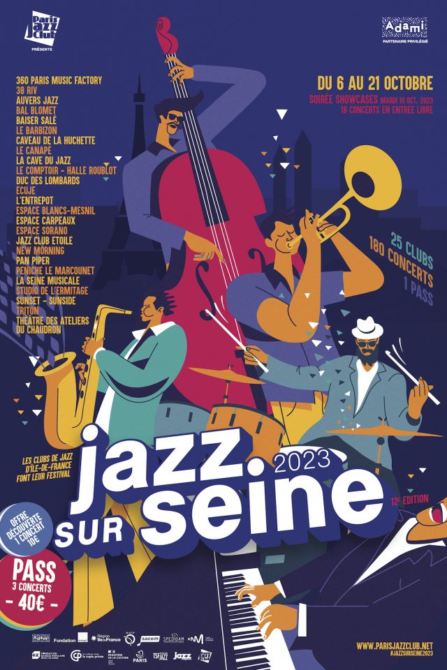 Jazz sur seine 2023 Paris Jazz Club