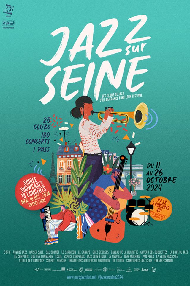 Soirée Showcases JAZZ SUR SEINE 2024